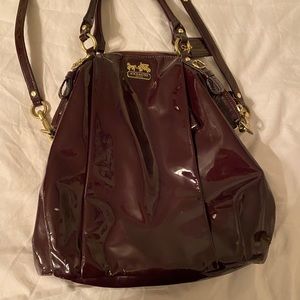 Coach patent leather satchel